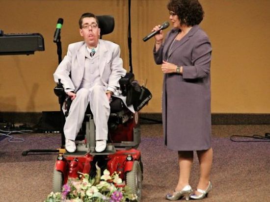 Jacob Berry Ministries: Jacob Berry, with his mother, Yvonne